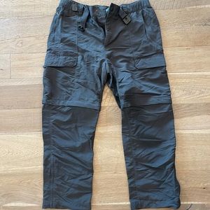Large north face men’s convertible pants